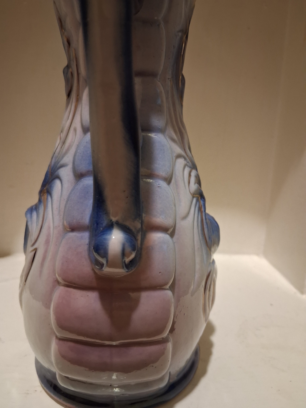 Vintage Lusterware Hand Painted Twin Handled Vase - Picture 7 of 15